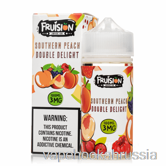 вейп-сок Southern Peach Double Deliance - Fruision Juice Co - 100мл 0мг